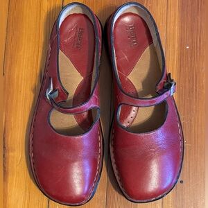 Born Leather Mary Jane Slip-Ons
